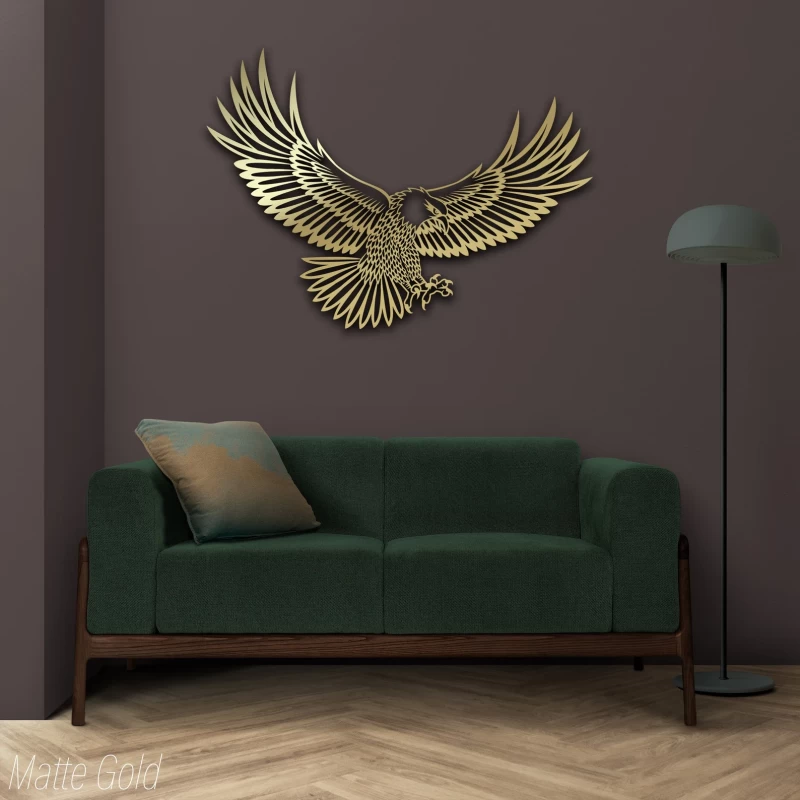 Metal Eagle Wall Art, Large Eagle, Metal Wall Decor, Metal Wall Hangings, Home Living Room Decoration, Metal Eagle Bird, Adler Wall Art